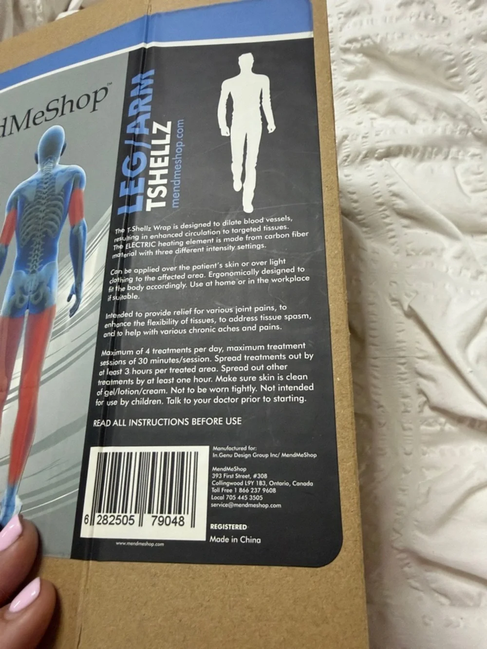 Blue and Gray Leg/Arm Tshellz Therapy Pack